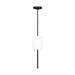 Visual Comfort BC1012 Key 2-lt 52" Medium Linear Chandelier - Midnight Black