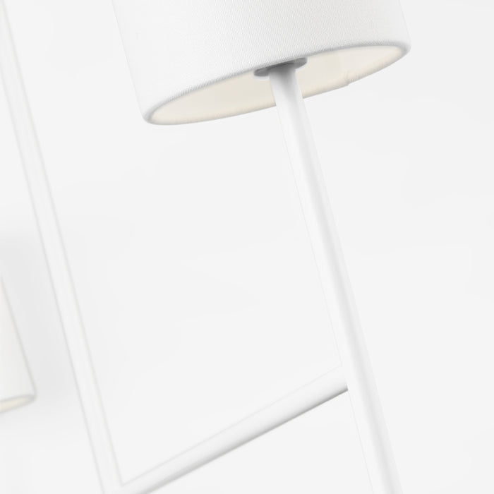 Visual Comfort BC1012 Key 2-lt 52" Medium Linear Chandelier - Matte White