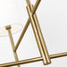 Visual Comfort BC1024 Key 4-lt 32" Medium Chandelier - Burnished Brass