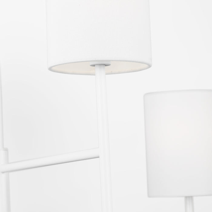 Visual Comfort BC1024 Key 4-lt 32" Medium Chandelier - Matte White