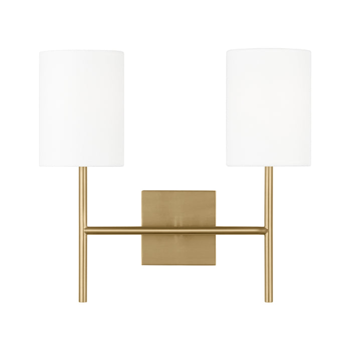 Visual Comfort BW1012 Key 2-lt 16" Medium Wall Sconce - Burnished Brass