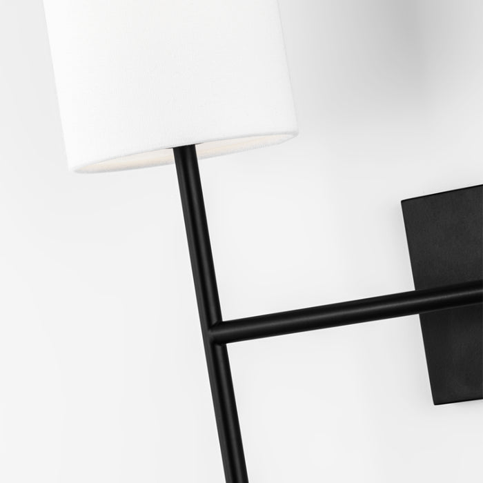 Visual Comfort BW1012 Key 2-lt 16" Medium Wall Sconce - Midnight Black