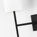 Visual Comfort BW1012 Key 2-lt 16" Medium Wall Sconce - Midnight Black