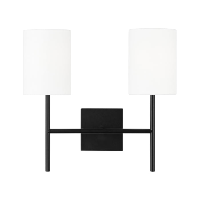 Visual Comfort BW1012 Key 2-lt 16" Medium Wall Sconce - Midnight Black