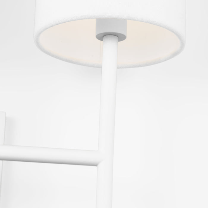 Visual Comfort BW1012 Key 2-lt 16" Medium Wall Sconce - Matte White
