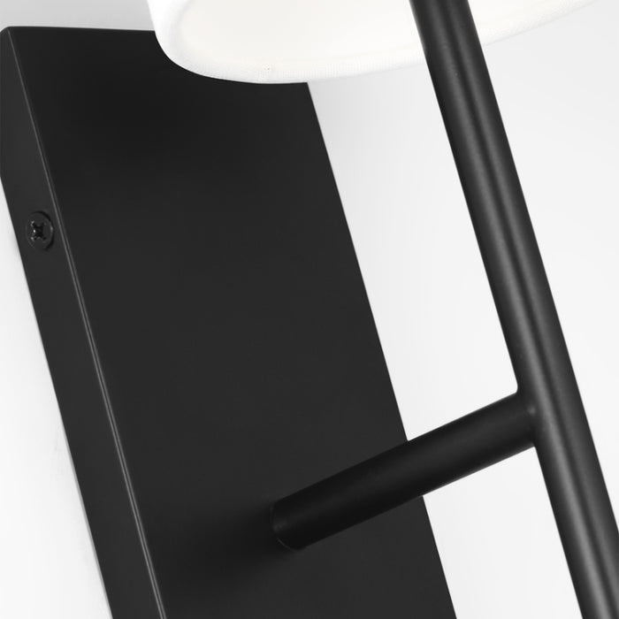 Visual Comfort BW1021 Key 1-lt 16" Tall Small Wall Sconce - Midnight Black