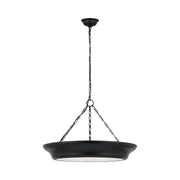 Visual Comfort LXC1174 Lenoir 4-lt 24" Chandelier - Aged Iron