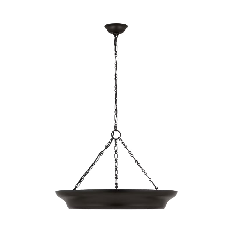 Visual Comfort LXC1174 Lenoir 4-lt 24" Chandelier - Aged Iron