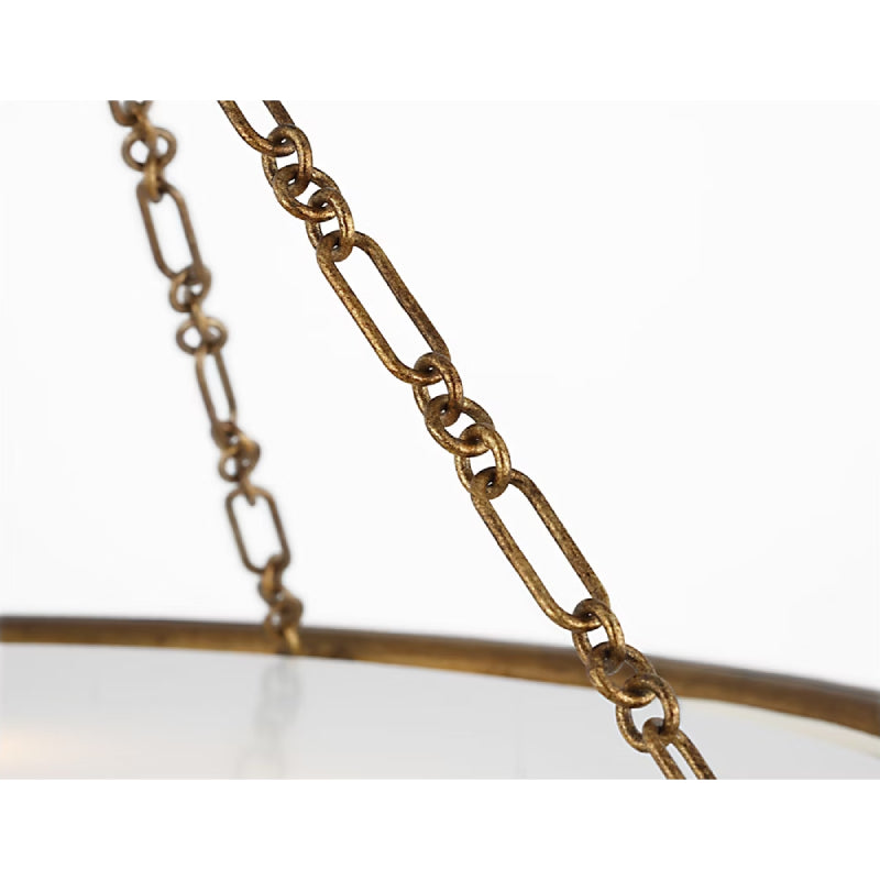 Visual Comfort LXC1174 Lenoir 4-lt 24" Chandelier - Vintage Gild