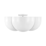 Visual Comfort LXF1004 Cheverny 4-lt 20" Semi Flush Mount - Matte White