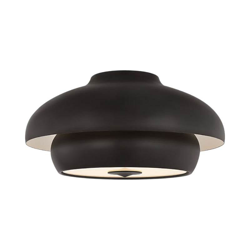 Visual Comfort LXF1031 Solene 1-lt 18" Flush Mount - Aged Iron