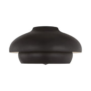 Visual Comfort LXF1031 Solene 1-lt 18" Flush Mount - Aged Iron