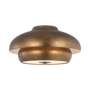 Visual Comfort LXF1031 Solene 1-lt 18" Flush Mount - Vintage Gild