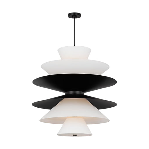 Visual Comfort LXP10316 Chambord 16-lt 34" Grande Pendant - Aged Iron