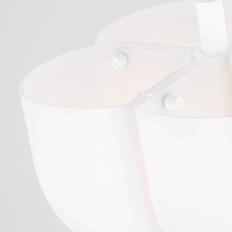 Visual Comfort LXP1044 Cheverny 4-lt 15" Pendant - Matte White