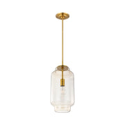 Visual Comfort LXP1061 Nodier 1-lt 8" Pendant - Burnished Brass