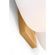 Visual Comfort LXV1002 Cheverny 2-lt 13" Medium Vanity Light - Burnished Brass