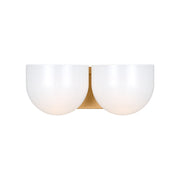 Visual Comfort LXV1002 Cheverny 2-lt 13" Medium Vanity Light - Burnished Brass