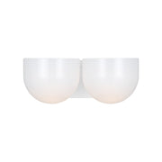 Visual Comfort LXV1002 Cheverny 2-lt 13" Medium Vanity Light - Matte White