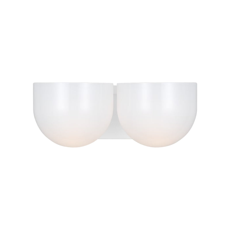 Visual Comfort LXV1002 Cheverny 2-lt 13" Medium Vanity Light - Matte White