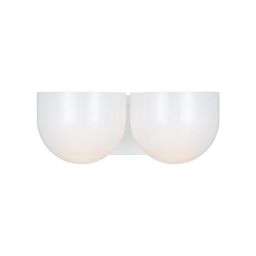 Visual Comfort LXV1002 Cheverny 2-lt 13" Medium Vanity Light - Matte White