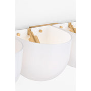 Visual Comfort LXV1004 Cheverny 4-lt 27" Extra Large Vanity Light - Burnished Brass