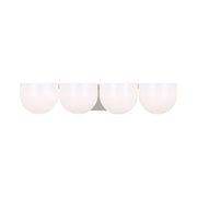 Visual Comfort LXV1004 Cheverny 4-lt 27" Extra Large Vanity Light - Polished Nickel