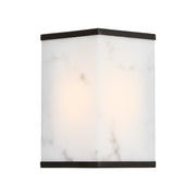 Visual Comfort LXW1081 Cleor 1-lt  8" Tall LED Bath Light - Aged Iron