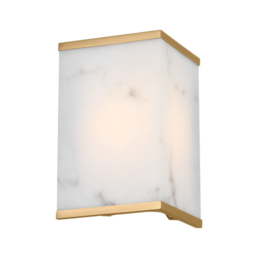 Visual Comfort LXW1081 Cleor 1-lt  8" Tall LED Bath Light - Burnished Brass