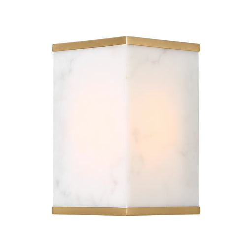 Visual Comfort LXW1081 Cleor 1-lt  8" Tall LED Bath Light - Burnished Brass
