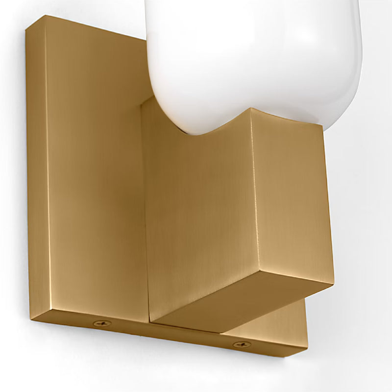 Visual Comfort LXW1101 Maroux 1-lt  12" Tall Bath Light - Burnished Brass