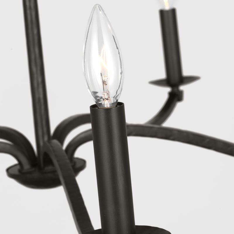 Visual Comfort CC1755 Wellen 5-lt 36" Large Chandelier