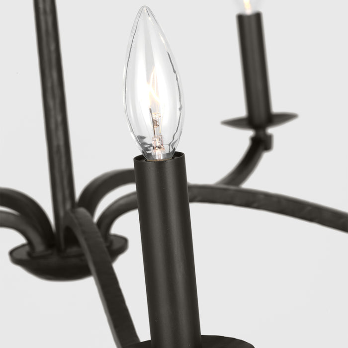 Visual Comfort CC1755 Wellen 5-lt 36" Large Chandelier