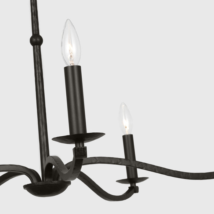 Visual Comfort CC1755 Wellen 5-lt 36" Large Chandelier