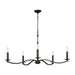 Visual Comfort CC1755 Wellen 5-lt 36" Large Chandelier
