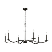 Visual Comfort CC1766 Wellen 6-lt 48" Extra Large Chandelier