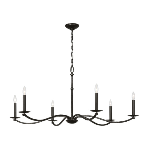 Visual Comfort CC1766 Wellen 6-lt 48" Extra Large Chandelier