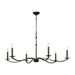 Visual Comfort CC1766 Wellen 6-lt 48" Extra Large Chandelier