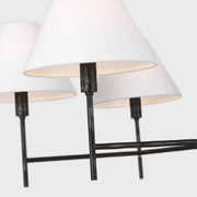 Visual Comfort CC1776 Ridgewood 6-lt 36" Large Chandelier - Aged Iron