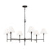 Visual Comfort CC1786 Ridgewood 6-lt 48" Extra Large Chandelier - Aged Iron