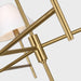 Visual Comfort CC1786 Ridgewood 6-lt 48" Extra Large Chandelier - Burnished Brass