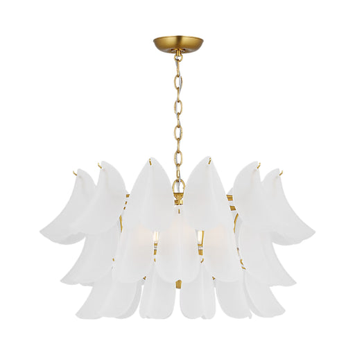Visual Comfort CC1825 Chloe 5-lt 32" Chandelier - Burnished Brass