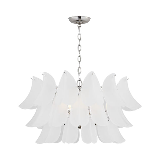Visual Comfort CC1825 Chloe 5-lt 32" Chandelier - Polished Nickel