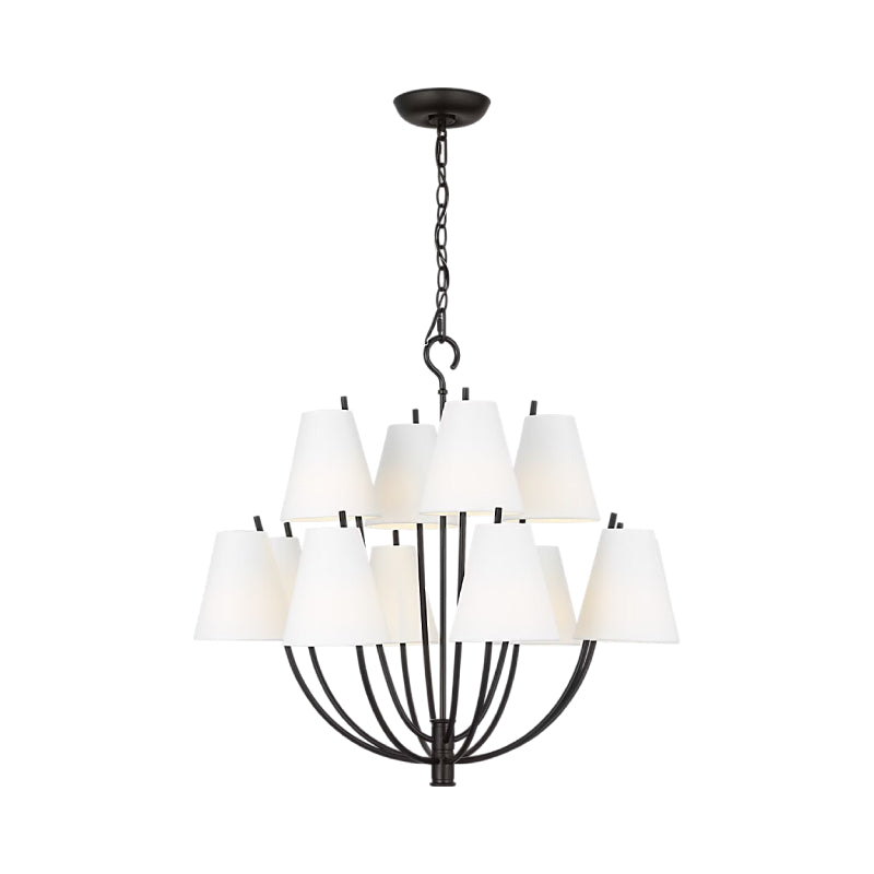 Visual Comfort CC18312 Marina 12-lt 30" Chandelier - Aged Iron