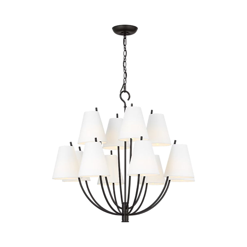 Visual Comfort CC18312 Marina 12-lt 30" Chandelier - Aged Iron
