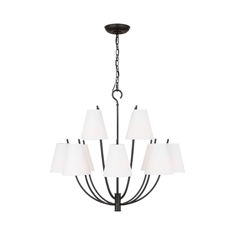 Visual Comfort CC18312 Marina 12-lt 30" Chandelier - Aged Iron