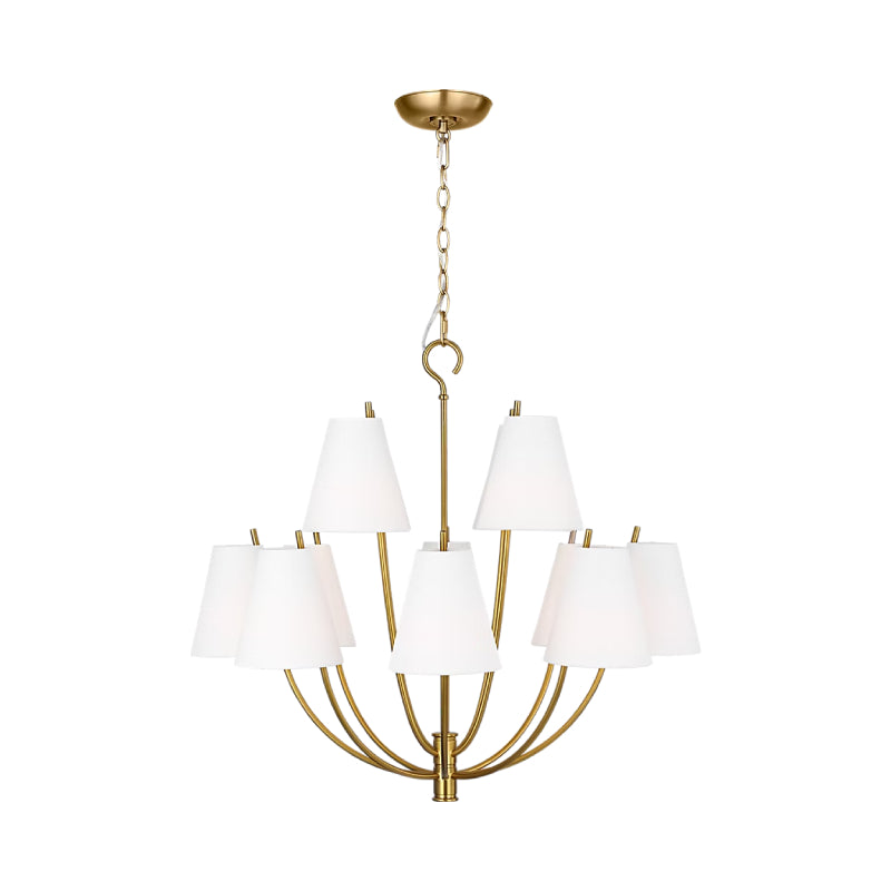 Visual Comfort CC18312 Marina 12-lt 30" Chandelier - Burnished Brass