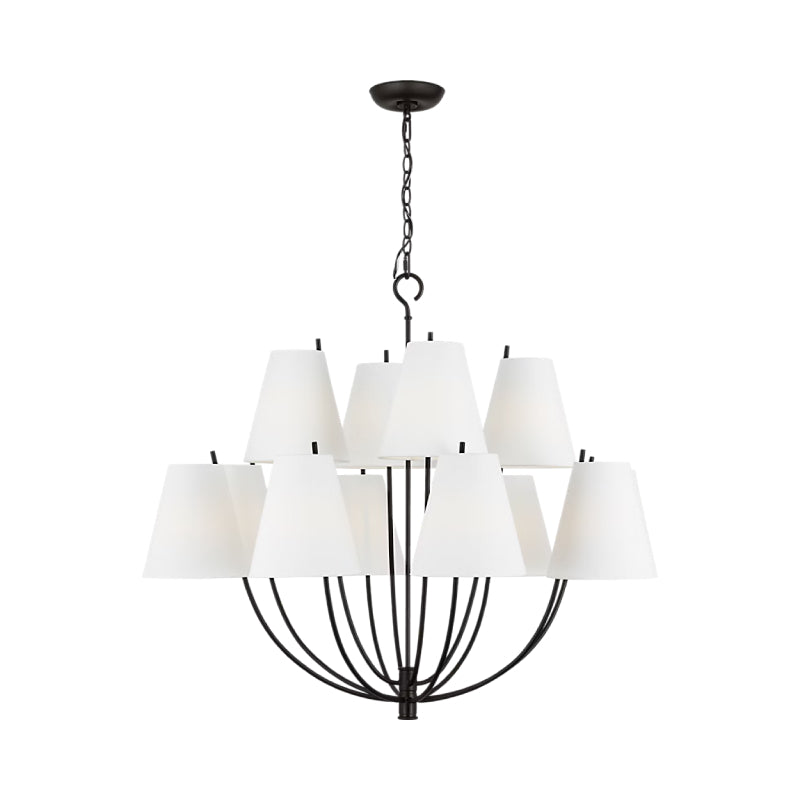 Visual Comfort CC18412 Marina 12-lt 40" Chandelier - Aged Iron
