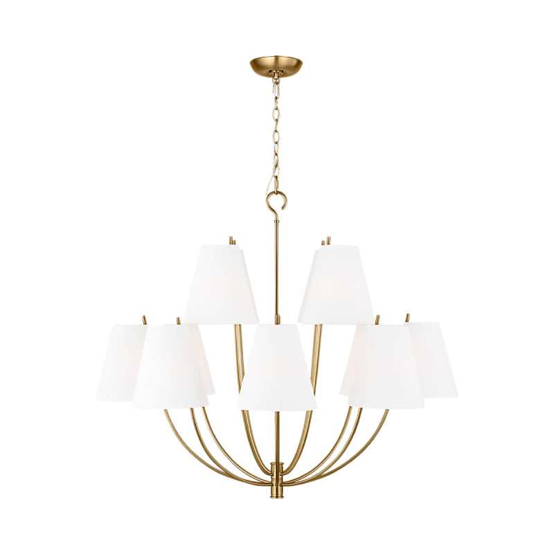Visual Comfort CC18412 Marina 12-lt 40" Chandelier - Burnished Brass