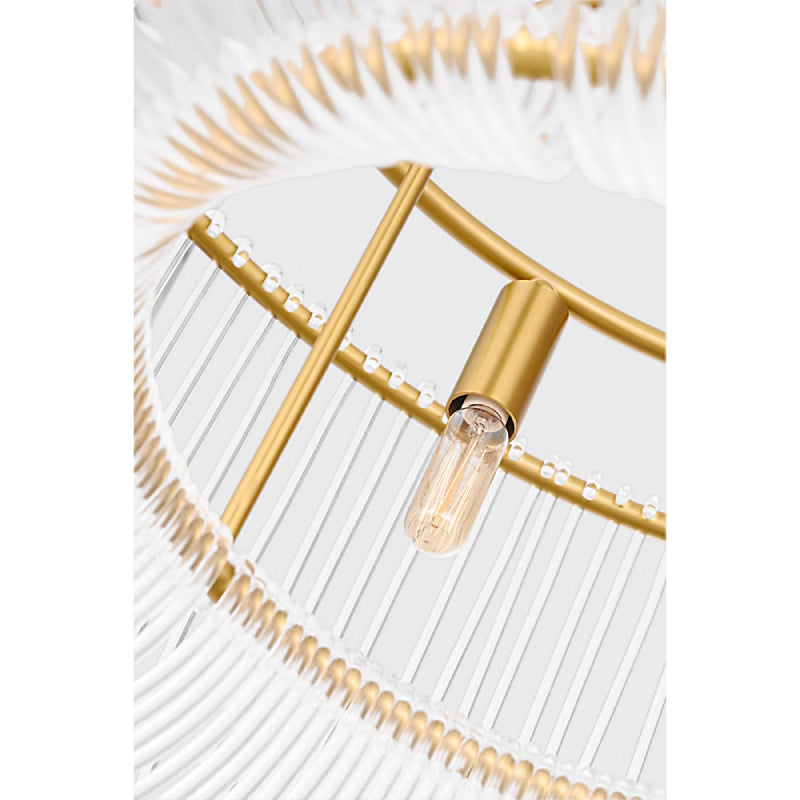 Visual Comfort CP1456 Pierce 6-lt 28" Chandelier - Burnished Brass